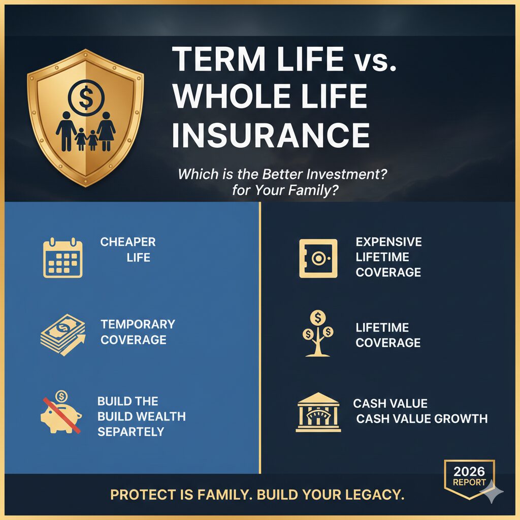 Term Life vs. Whole Life Insurance: Which is the Better Investment for Your Family?