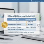 CIT Bank FDIC insurance coverage table showing limits for single and joint accounts.